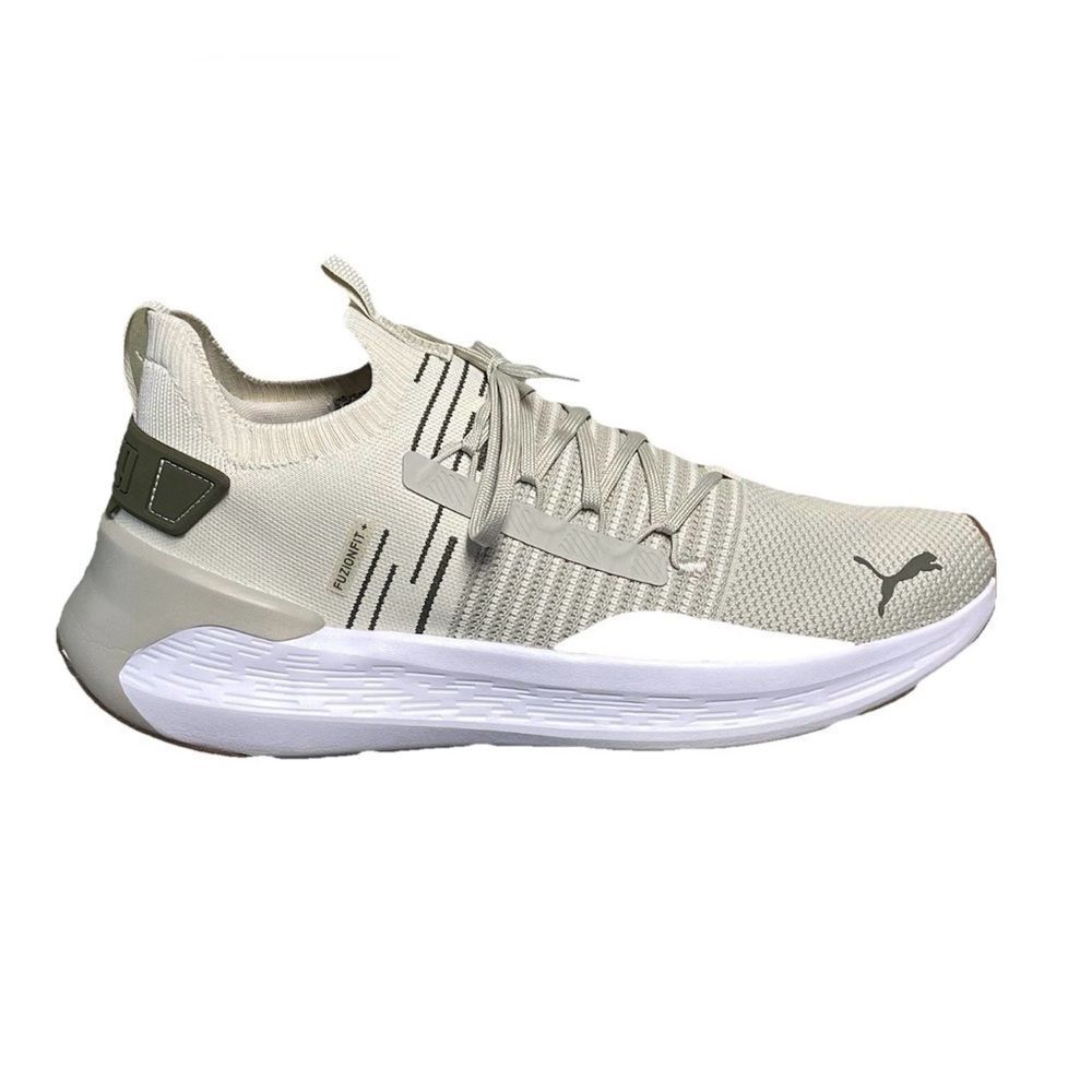 Puma Softride Symmetry Fuzion Men's Beige Running Shoes Size 13
